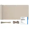 Sekey Brise-Vue pour balcon pes 120 x 300cm, Taupe