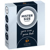 Préservatifs Pure Feel 57 mm Mister Size Boîte de 3