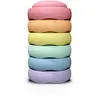 Stapelstein Jeu de motricité Original rainbow pastel (6 blocs)