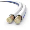 PureLink Câble d'enceinte 2x2,5mm² - 25 m - Blanc