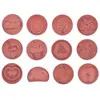 Tampon nourriture, set de 12