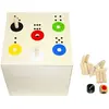 Jeu bâtons dans la boîte 20cm, couleurs et chiffres 1-6
