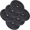 ScSPORTS Set de Disques de Poids - 30 kg, Plaques 6 x 5 kg, 30/31 mm, en Fonte