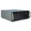 Inter-Tech 4U-4408 Support Noir, Argent