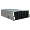 Inter-Tech 4U-4424 Support Noir, Argent