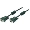 LogiLink Câble VGA pour moniteur, mâle - mâle, noir, 20 m ()