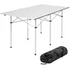 TECTAKE Table pliante 140 x 70 x 70 cm