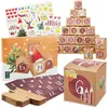 LIVAIA Calendrier à remplir & à bricoler - avec des boîtes de cubes à ...