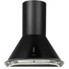 Klarstein - Noir Hotte aspirante rétro noir acier 60cm 430 m³/h