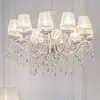 Maytoni Grace Lustre blanc avec or et cristal, 10 lumières, E14