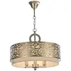 Maytoni Venera Plafonnier cylindrique en laiton, 3 lumières, E14