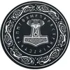 Tapis  de Thor's Hammer - pour Unisexe - noir 90 cm