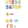 Chiffres aimantés avec boîte, 90 pcs
