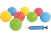 Setde 25 balles à picots avec pompe, Diam. 10 cm