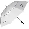 TiCad Parapluie de golf Windbuster protection UV, argent