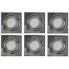 Spot LED encastrable par lot de 6 4,5 watts salon hall hall d'entrée C...