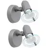 Briloner - Lot de 2 applique salle à manger spot mural mobile 1x douil...