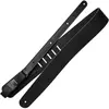 Richter 1152ST Raw II Punch Slide Tailpiece® Black Guitar Strap