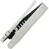 Richter 1067 Luxury, Beluga White, sangle de guitare