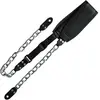 Richter 1951 Black & Silver Succubus sangle de guitare avec chaîne et ...