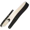 Richter 1347 Raw II Suede Black / Beige Guitar Strap