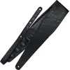 Richter 1675 Black Springbreak III Leatherette sangle de guitare et ba...
