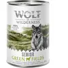 6x400g Senior Green Fields - agneau, poulet Wolf of Wilderness Boîtes pour chien : -10 % !
