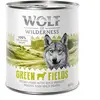 6x800g Green Fields agneau 0% céréales Wolf of Wilderness - Nourriture pour chien