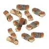 12x os à mâcher saumon Lukullus 5cm - Friandises pour chien