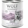 6x800g Little Junior Wild Hillscanard, veau 0% céréales Wolf of Wilderness - Nourriture pour chien