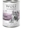 6x400g Little Junior Wild Hillscanard, veau 0% céréales Wolf of Wilderness - Nourriture pour chien