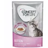 12x85g Kitten en sauce Concept for Life sachets pour chaton