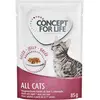 12x85g All Cats en gelée Concept for Life - Sachets et Boîtes pour Chat
