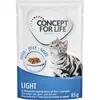 12x85g Light en gelée Concept for Life - Sachets et Boîtes pour Chat