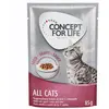 12x85g All Cats en sauce Concept for Life - Sachets et Boîtes pour Chat