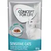 12x85g Sensitive Cats en sauce Concept for Life - Sachets et Boîtes pour Chat