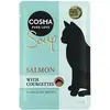 12x40g Cosma Soup saumon, courgette - Pâtée pour chat