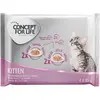 4x85g Kitten Concept for Life nourriture humide pour chat