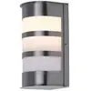 Applique de jardin éclairage extérieur lampe de façade en acier inoxyd...