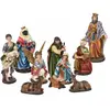 Figures de Noël pour bébé 10-pièces - Modèle : Moyen environ 20 cm