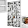 Tectake - tagère dvd cd aspect Bois avec Etagères réglables et amovibles