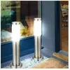 Etc-shop - 2x led lampadaire d'extérieur pied lumière chemin jardin co...