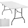 TecTake No Brand - Table de camping Pliable 183 x 76 x 74 cm