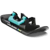 Nicon-Tec Wheelblades Ski pour poussette simple XL noir/bleu