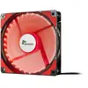 Inter-Tech L-12025 Boitier PC Ventilateur 12 cm Noir, Rouge