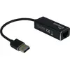 Inter-Tech Argus IT-810 - Adaptateur réseau - USB 3.0 - Gigabit Ethernet - noir