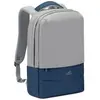 RIVACASE 75 series 7562 - Sac à dos pour ordinateur portable - 15.6" - gris, bleu foncé