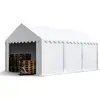 CARPASOL TOOLPORT Tente de Stockage 4x6 m abri bâche PVC 700 N imperméable Blanc