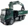 Amewi Mercedes-Benz Arocs Licence Camion grue avec benne RTR 1:14 vert