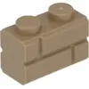LEGO® 1x2 Briques de construction beige foncé - 98283 NOUVEAU ! Quanti...